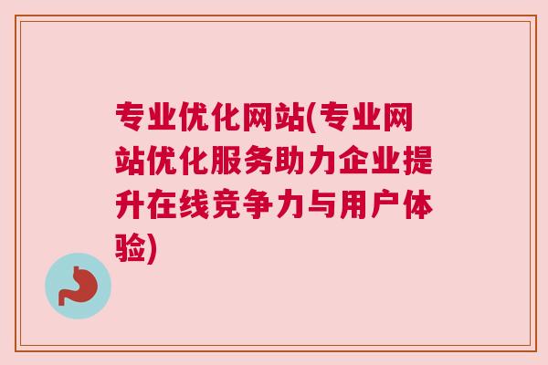 专业优化网站(专业网站优化服务助力企业提升在线竞争力与用户体验)